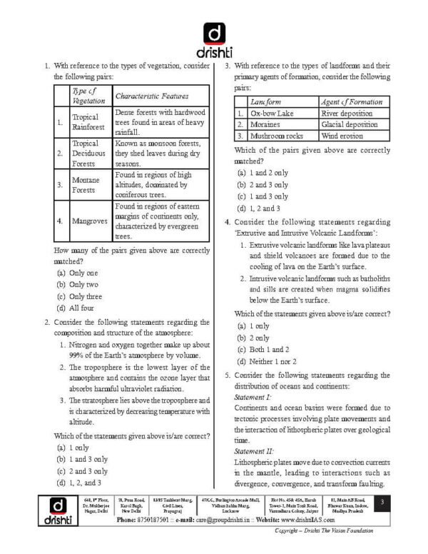 Drishti IAS ( UPSC Prelims Test Series { Test – 9 } ) | English | B&W - Image 3