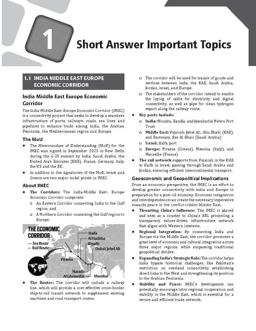 BPSC Wallah Current Events Of National And International Importance ( Mains Wallah 70th BPSC Mains Exam { Revision - Booklet 2025 } ) | English | B&W - Image 4