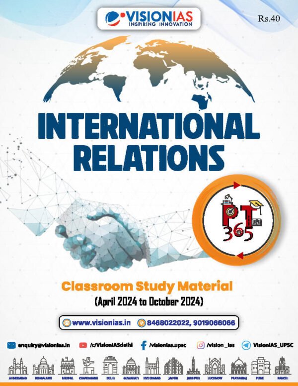 Vision IAS (International Relations Classroom Study Material April 2024 To October) [PT 365] |B&W - Image 2
