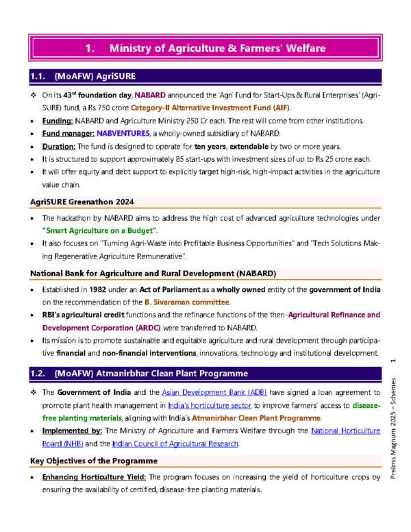 PMF IAS ( Schemes & Initiatives Prelims Magnum January 2024 to December 2024 Current Affairs ) | English | B&W - Image 4
