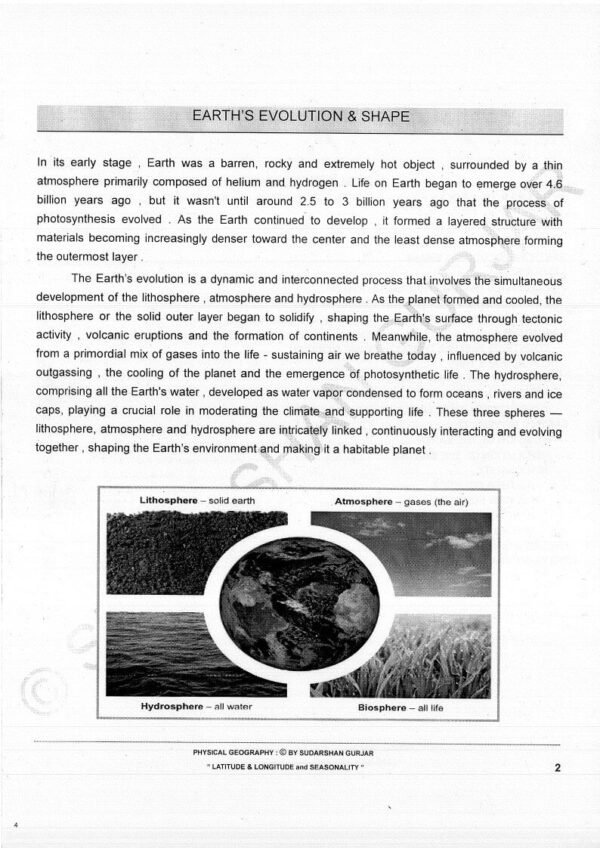 Sudarshan Gurjar Geography Part -1 ( UPSC Materials ) | English | B&W - Image 4