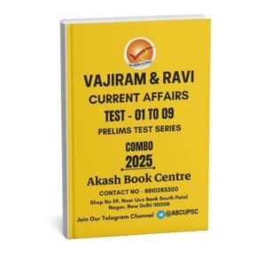 Vajiram & Ravi Current Affairs Test - 01 To 09 | English | B&W