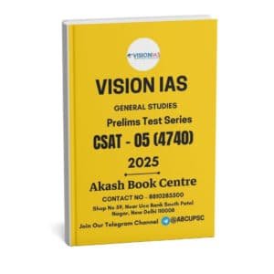 Vision IAS ( Prelims Test Series - CSAT - 05 ) | English | B&W