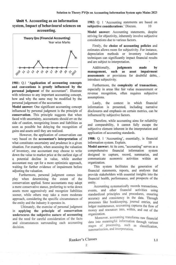 Ranker's Classes ( Optional Commerce & Accountancy Book - 1 to 9 ) | English | B&W - Image 4