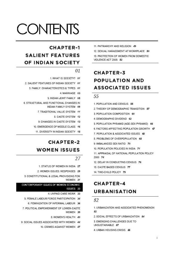 Rau's IAS Mains Exam ( Compass Of Indian Society & Social Justice ) Foundation Study Material UPSC Civil Services | English | B&W - Image 4