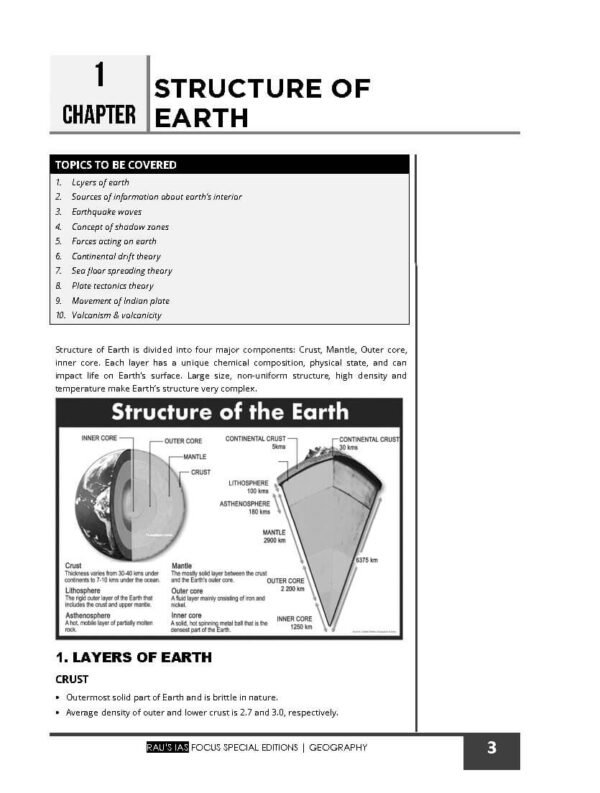 Rau's IAS Mains Exam ( Compass Of Geography ) Foundation Study Material UPSC Civil Services | English | B&W - Image 4