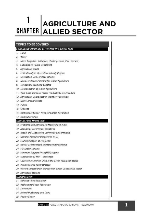 Rau's IAS Mains Exam ( Compass Of Economy ) Foundation Study Material UPSC Civil Services | English | B&W - Image 3