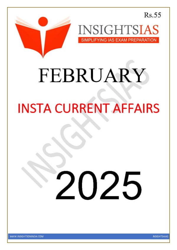 Insights IAS Insta Current Affairs - February | English | B&W - Image 2