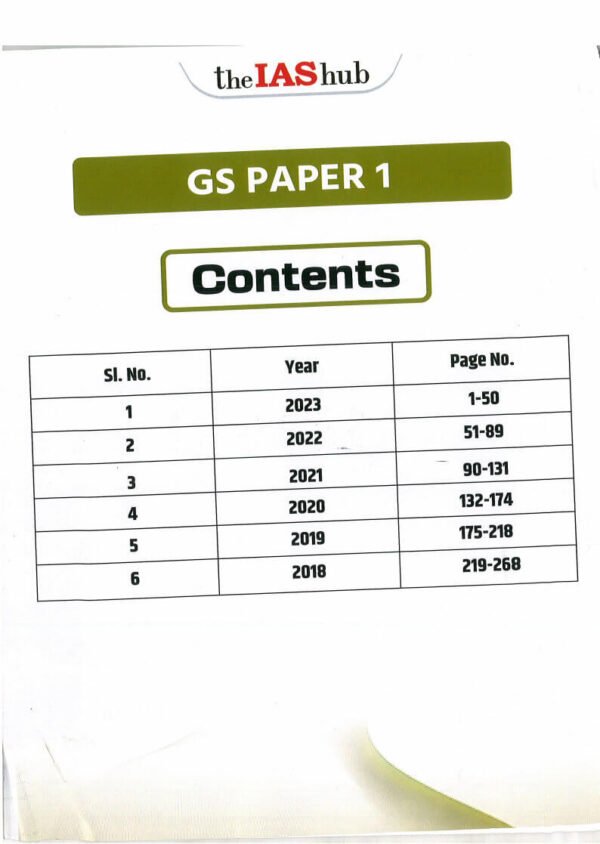 Theiashub GS Paper 1 (PYQ Answers ( 2018-2023 ) | English | B&W - Image 3