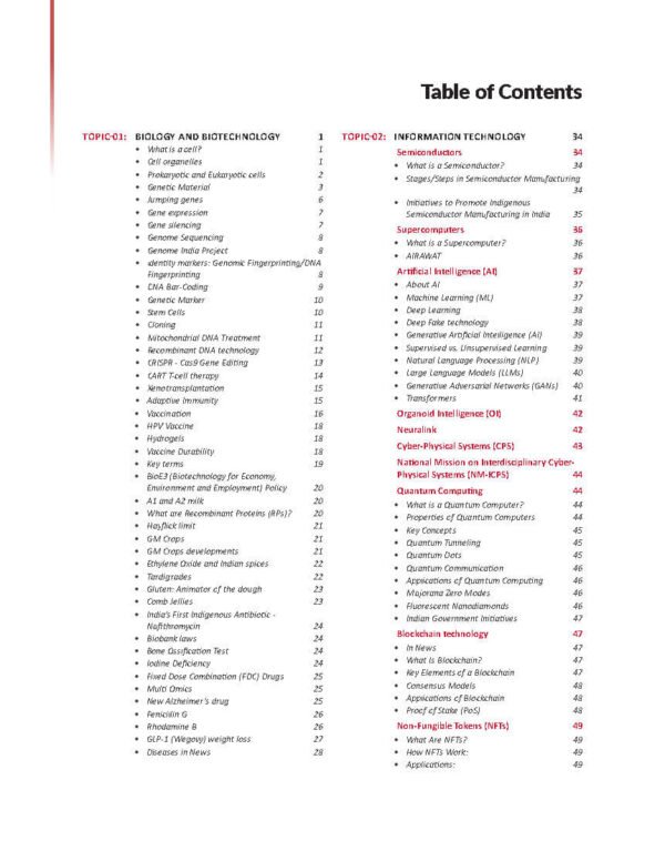 Study IQ Success In Prelims 2025 | Science & Technology | English | B&W - Image 3