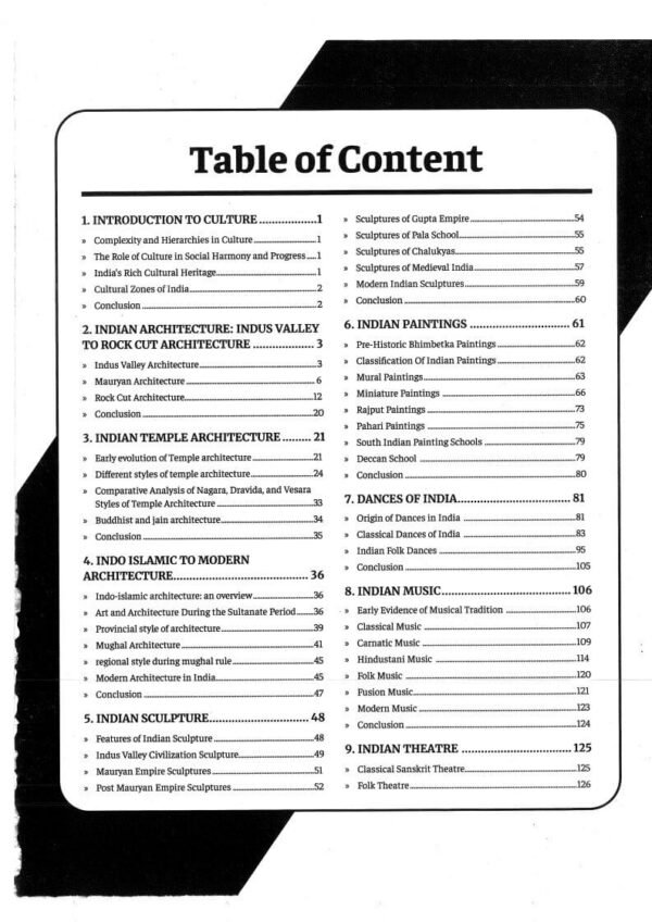 Vajiram & Ravi ( Institute Of IAS Examination { Book - 3 Art & Culture } ) | English | B&W - Image 2