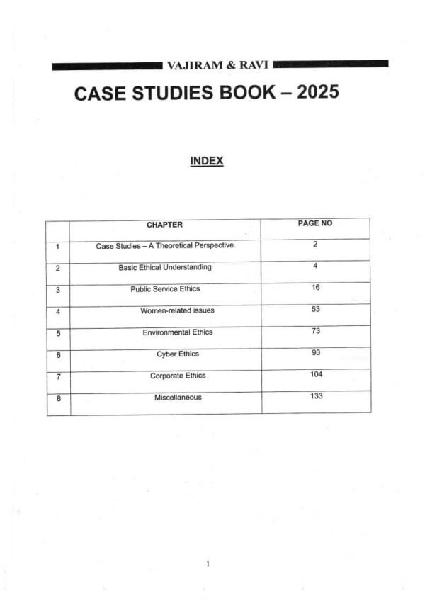 Vajiram & Ravi ( Institute Of IAS Examination { Book - 4 Ethics ( Case Studies )} ) | English | B&W - Image 2