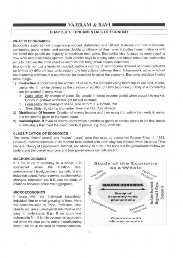 Vajiram & Ravi ( Institute Of IAS Examination { Book - 5 Concepts Of Economy }) | English | B&W - Image 3