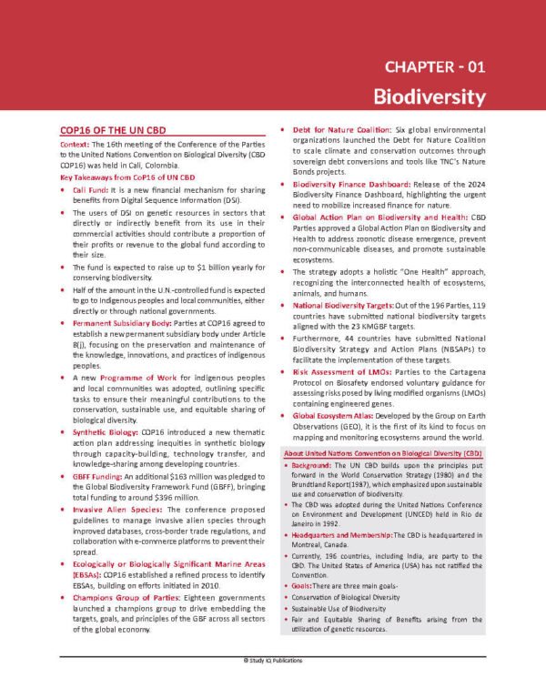Study IQ Success In Prelims 2025 | Environment & Ecology | English | B&W - Image 4