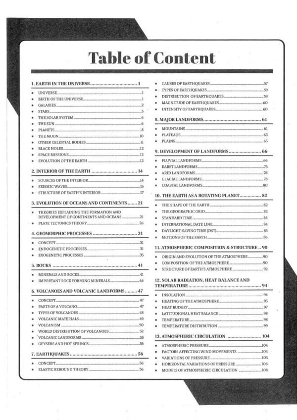 Vajiram & Ravi ( Institute Of IAS Examination { Book - 8 Concepts Of Geography } ) | English | B&W - Image 2
