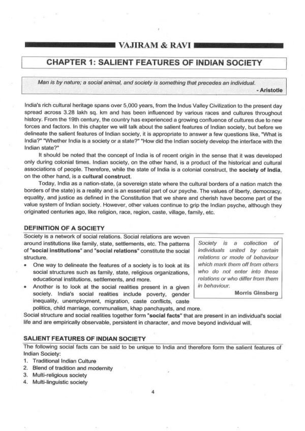 Vajiram & Ravi ( Institute Of IAS Examination { Book - 17 Social Issues } ) | English | B&W - Image 4