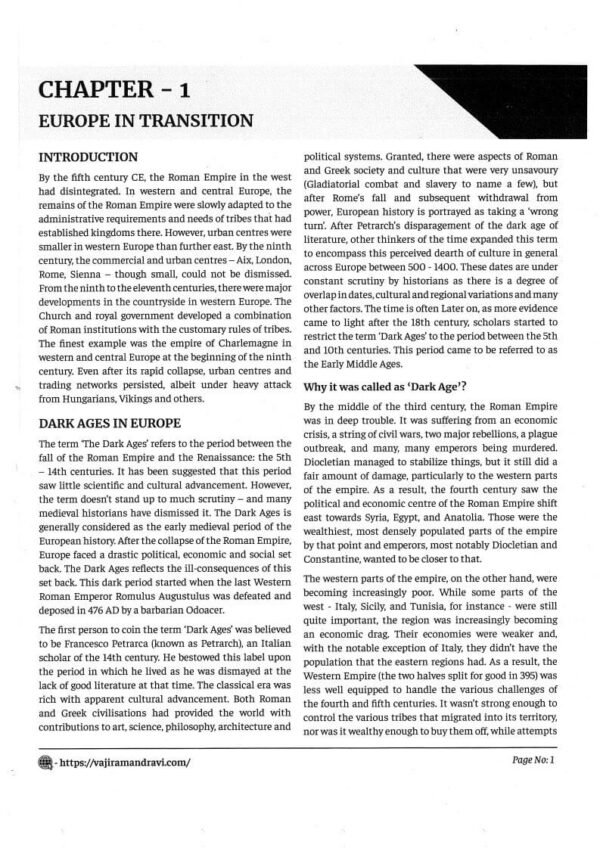 Vajiram & Ravi ( Institute Of IAS Examination { Book - 18 World History } ) | English | B&W - Image 4