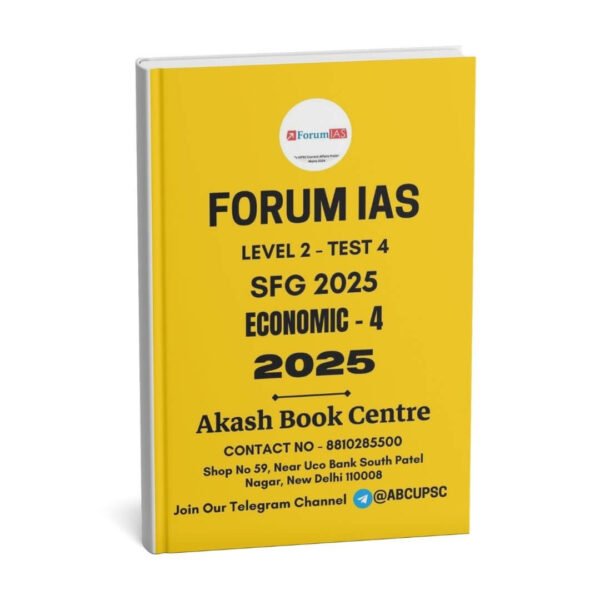 Forum IAS Level 2 - Test 4 ( Economic - 4 ) | English | B&W