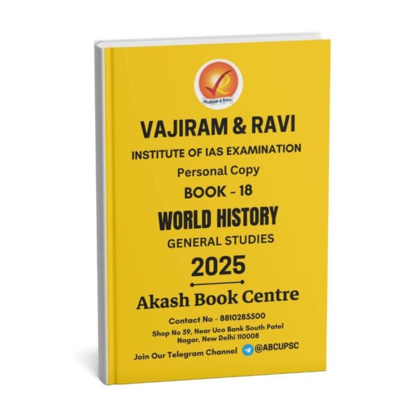 Vajiram & Ravi ( Institute Of IAS Examination { Book - 18 World History } ) | English | B&W