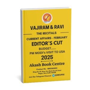 Vajiram & Ravi ( The Recitals - Current Affairs - February Editor's Cut Budget ) | English | B&W