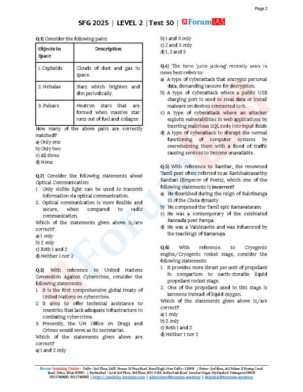 Forum IAS ( {SFG Level 2 – Test – 30} Modern History - 5) 2025 | English | B&W - Image 4