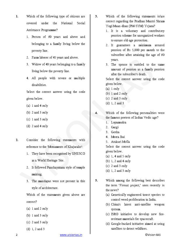 Vision IAS Test – 32 FULL LENGTH TEST (COMPLETE SYLLABUS) + Current Affairs| English | B&W - Image 4