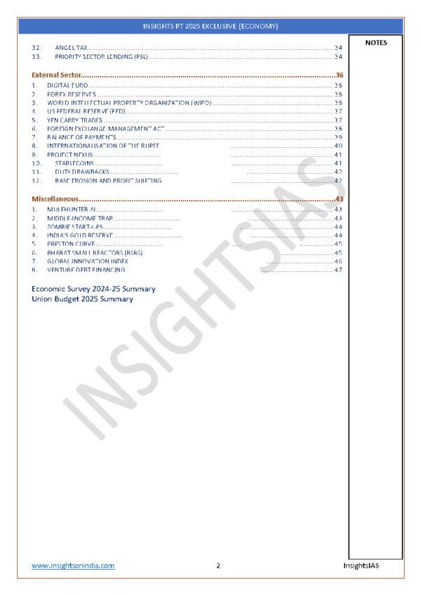 INSIGHTIAS ( {INSIGHT PT 2025} Economy Current Affair ) June 24-Dec 24 | English | B&W - Image 4