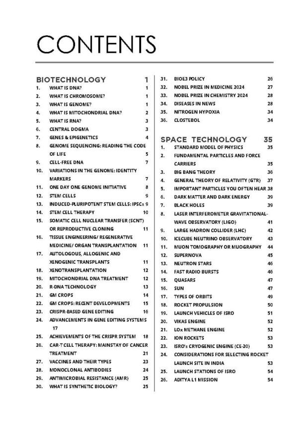 Rau'S IAS Prelims & Mains Exam ( Compass of Science & Technology - Current Affairs Compilation UPSC Civil Services ) | English | B&W - Image 3