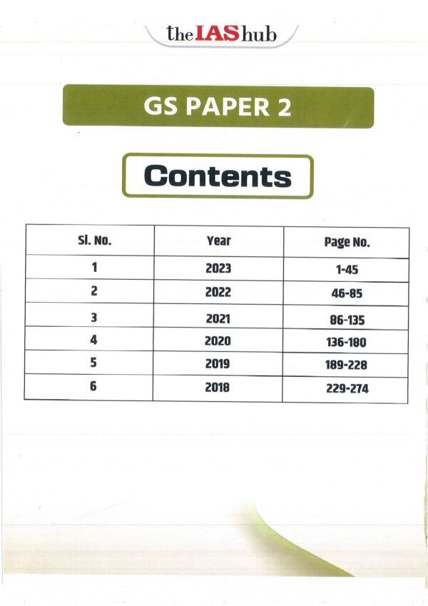 The IAS Hub (GS Paper – 2) UPPSC Handwritten PYQ Answers (2018-23) By Mk Yadav & Divya Mam English(B/W) - Image 3
