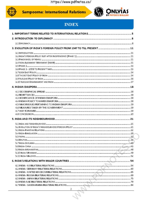 Only IAS Pw Upsc Sampoorna[International Relations 2023-24] |English| B&W - Image 3