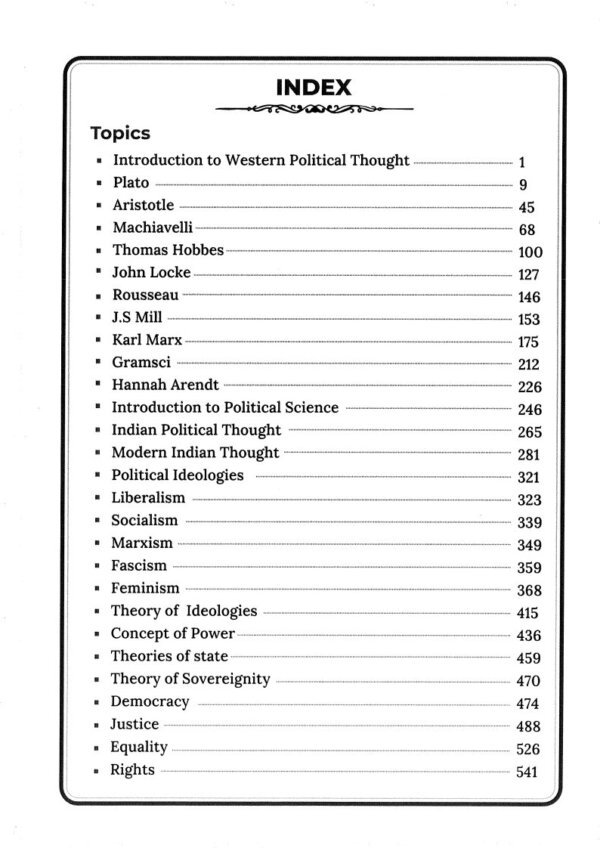 SHUBHRA RANJAN Postal Correspondence Notes ( Political Science & International Relation ) Optional Handwritten Notes  Volume -I 2023-24 | English | B&W - Image 2