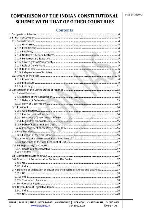 Vision IAS Classroom Study Material ( Polity & Constitution ) Part- 1 2024 |English |B&W - Image 4