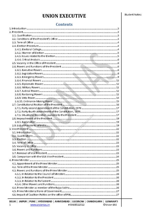 Vision IAS Classroom Study Material ( Polity & Constitution ) Part-3 2024 |English |B&W - Image 4