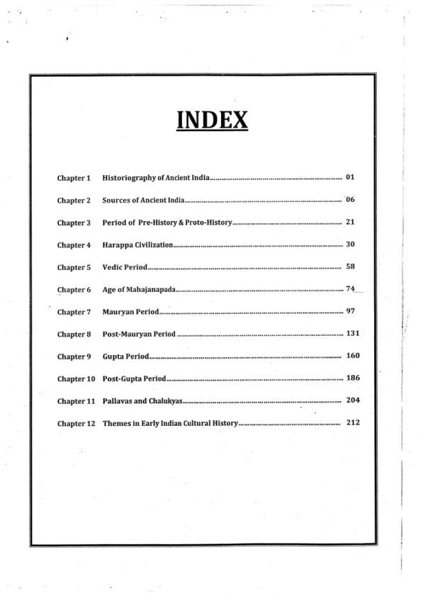 The Study History Of Ancient India   ( History Optional Printed Notes ) By Manikant Singh | English | B&W - Image 4