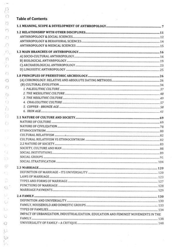 BRAIN TREE ( Book - 1 )  Anthropology |Printed Notes| Civil Services Examination | English | B&W - Image 4