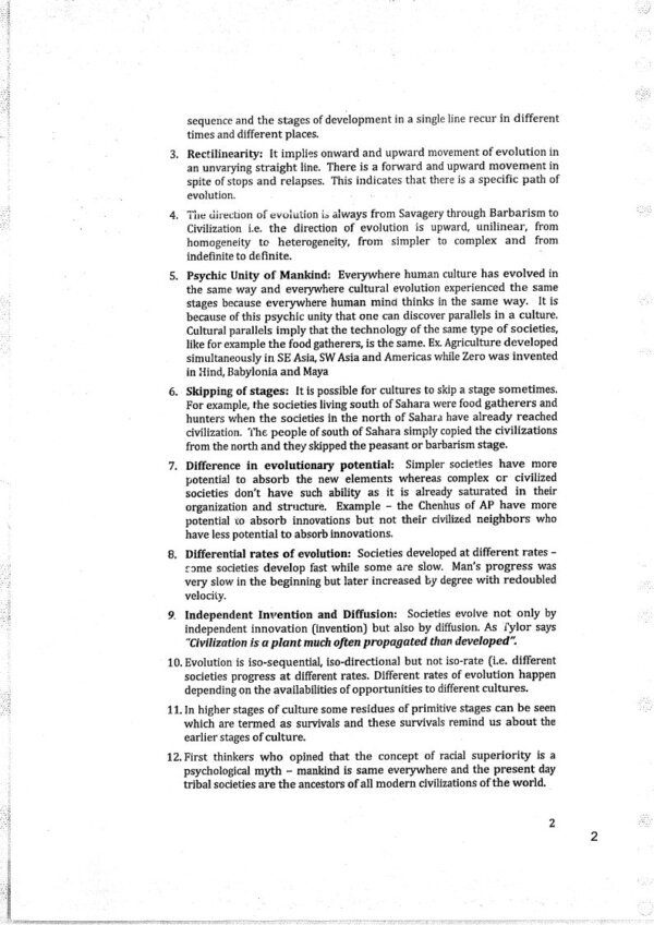 BRAIN TREE ( Book - 4)  Anthropology |Printed Notes| Civil Services Examination | English | B&W - Image 4