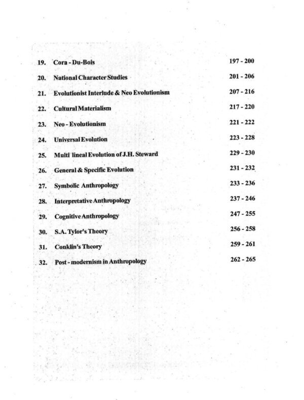 Telugu Akademi Anthropology ( Paper 1& 2) |Printed Notes | English | B & W | Booklet- 1 to 10 - Image 4