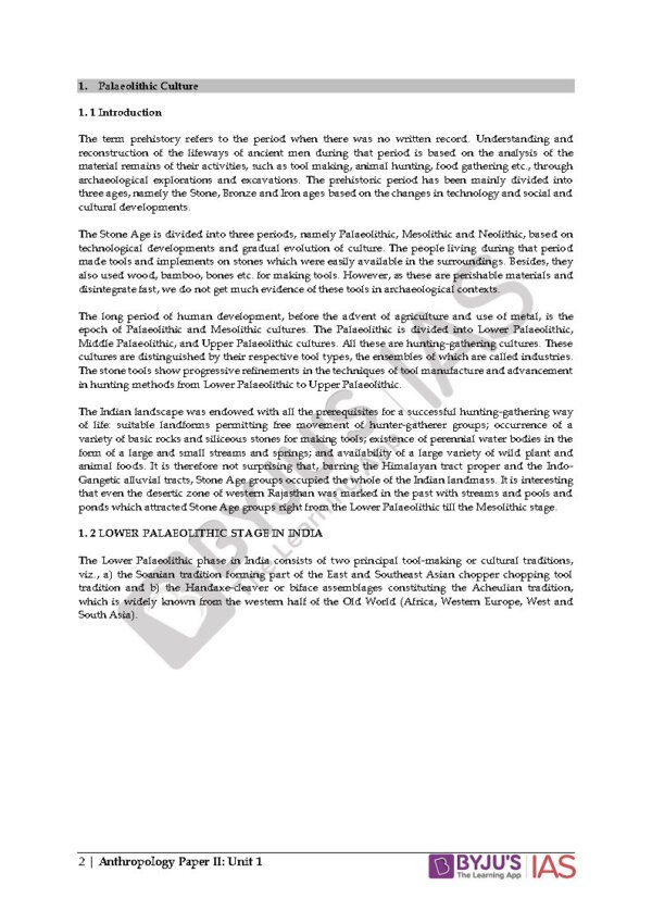 BYJU'S IAS Anthropology ( Book -2 ) Optional Printed Notes | English | B&W - Image 4