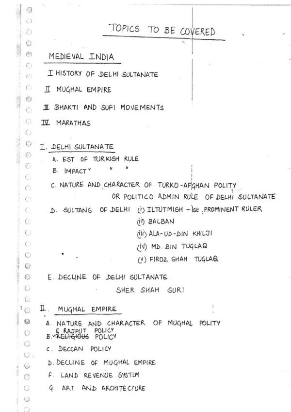 Insight IAS Academy BALIYAN Medieval History ( History Optional Class notes ) Book -2 | English | B&W - Image 3