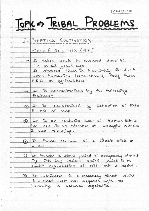 Vajiram & Ravi ( Book 3 ) Anthropology Optional | Handwritten Class Notes | English | B&W - Image 3