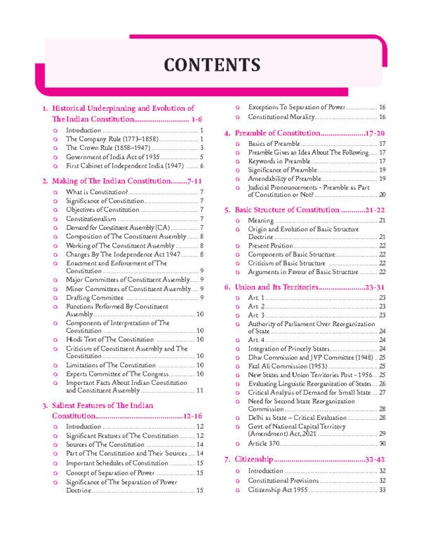 Only IAS Pw UPSC Sampoorna [Indian Polity & Constitution Volume -1 2023-24]  |English | B&W - Image 3