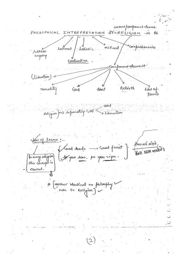 Patanjali Philosophy Class Notes Paper 1& 2 ( OPTIONAL NOTES) 2018 | English | B&W - Image 2