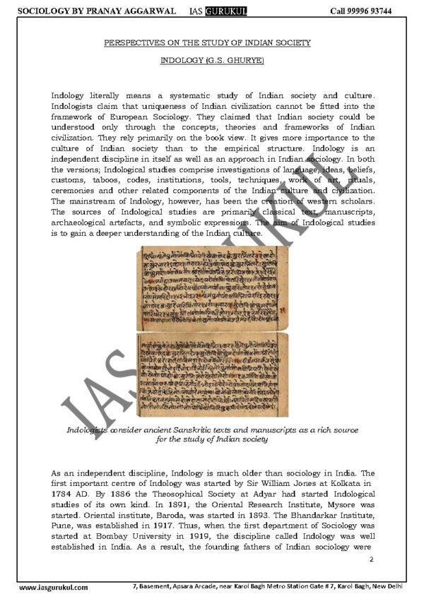 IAS GURUKUL SOCIOLOGY ( Book-3 ) Optional Printed  Notes | English | B&W - Image 4