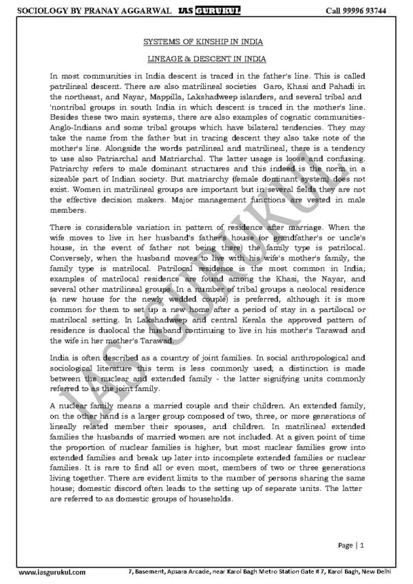 IAS GURUKUL SOCIOLOGY ( Book-4 ) Optional Printed  Notes | English | B&W - Image 4
