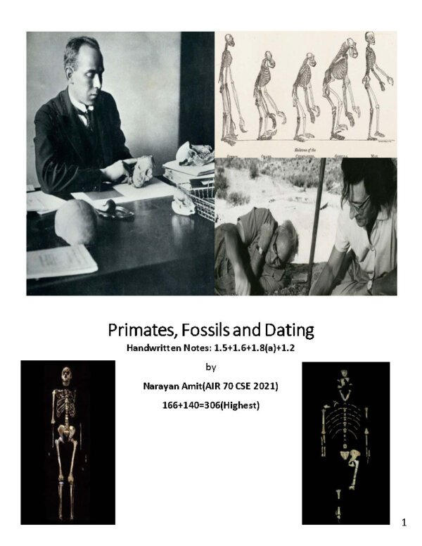 Anthropology ( Paper 1&2 ) Handwritten Notes | By NARAYAN AMIT (Air 70 CSE 2021 ) | English | B&W| Booklet 1 to 6 - Image 2