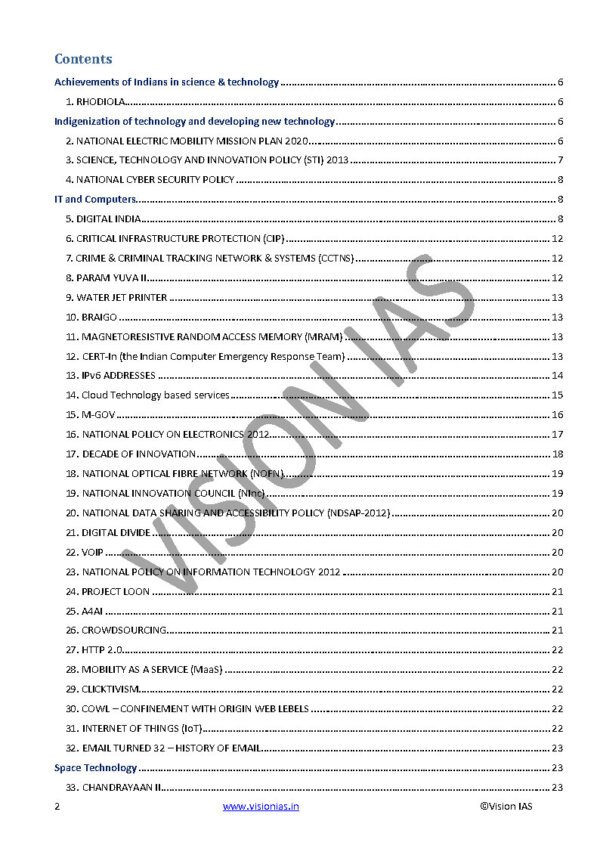 Vision IAS Classroom Study Material G.S Sci & Tech 2024 | English | B&W - Image 4