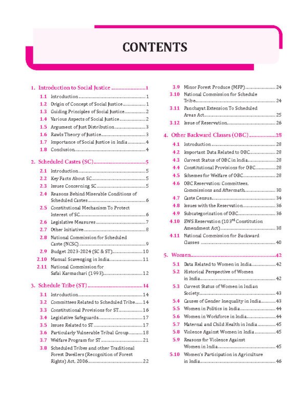 Only IAS Pw Upsc Sampoorna [Social Justics -2023-24] |English | B&W - Image 3