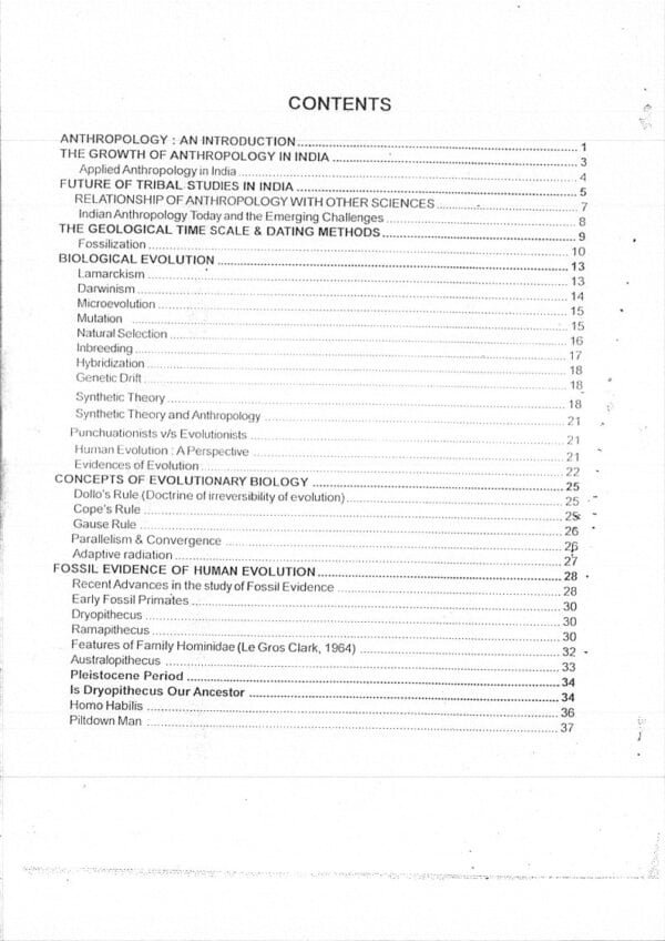 VAID'S ICS DELHI (  Paper 1 & 2 ) Anthropology | CSE MAIN 2016-17 | English | B&W  Booklet 1 to 6 - Image 4