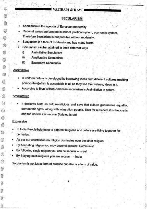 Vajiram & Ravi Sociology ( Book -5  ) Optional Printed Notes | English | B&W - Image 3