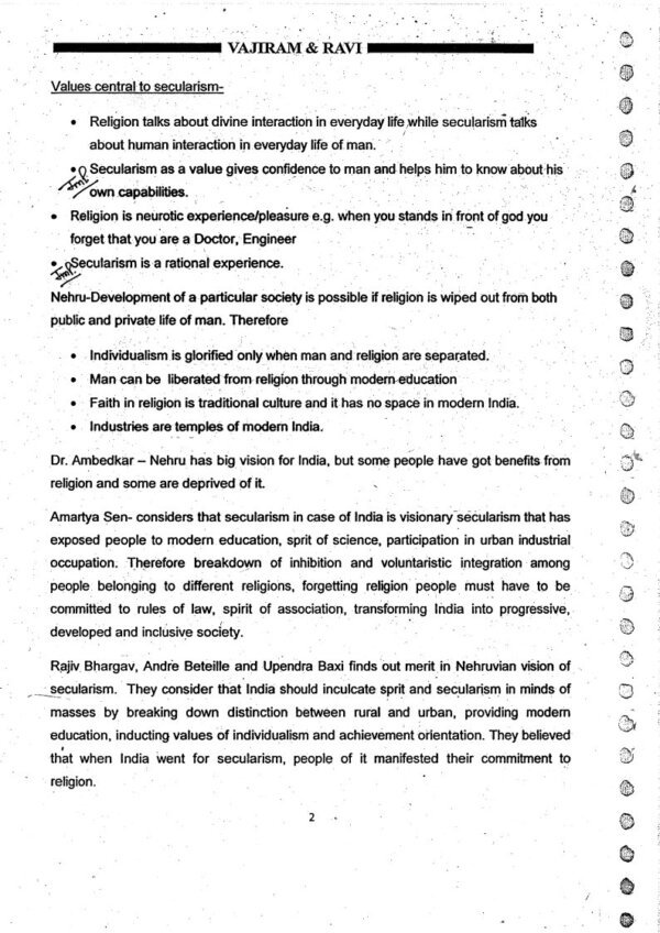 Vajiram & Ravi Sociology ( Book -5  ) Optional Printed Notes | English | B&W - Image 4